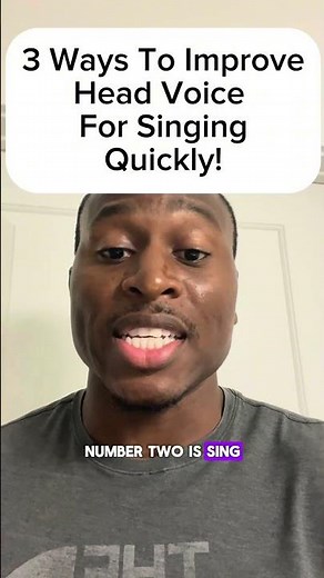 3 Ways To Improve Head Voice For Singing Quickly!