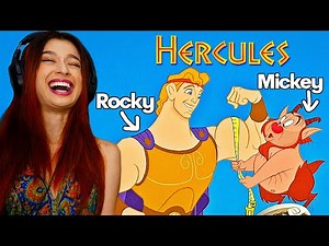 Hercules is actually an animated parody of the Rocky Franchise (first time watching)