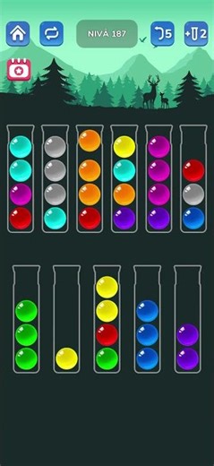 Ball sort puzzle level 187 #ballsortpuzzle