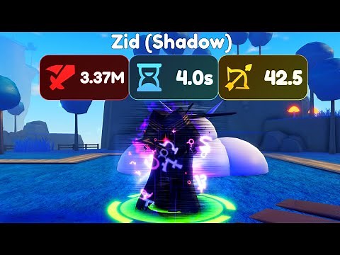 All SSS Unique Zid Shadow In Anime Adventures Halloween Update
