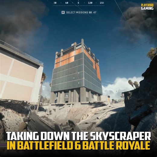Taking down the skyscraper in Battlefield 6 Battle Royale 🔥 | PlayerOrb Gaming