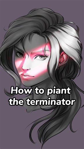 How to paint the terminator, a new art hack.
