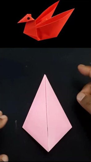 How to Make an Origami Swan #shortsfeed , #shortvideo