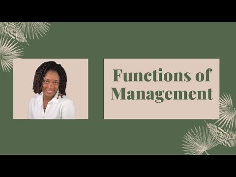CSEC Principles of Business (IOE 1) - Functions of Management