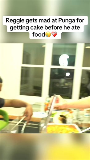 Reggie gets mad at Punga for getting cake before he ate food🥲❤️‍🩹 #ray #reggie | Rayasianboy