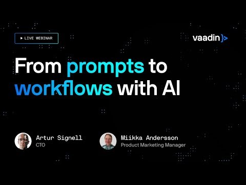 From prompts to workflows with AI