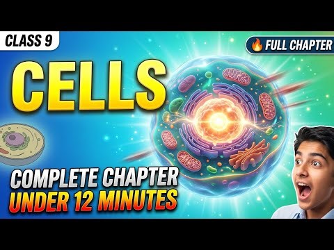 Class 9th Science – Cells: Full Chapter in 12 Minutes ⚡ | One Shot Revision | #Machmind