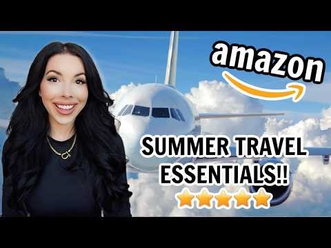 AMAZON SUMMER TRAVEL MUST HAVES *Flight Attendant Approved* ✈️☀️🏖️