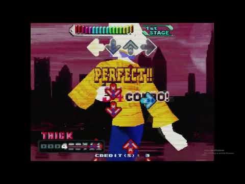Dance Dance Revolution 4th MIX Solo - G*A33 VER. JBA (Gameplay) (MAME 0.285)