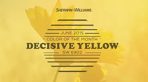 Decisive Yellow (SW 6902) is more than June's Color of the Month; it's a springboard toward positivity. | Sherwin-Williams