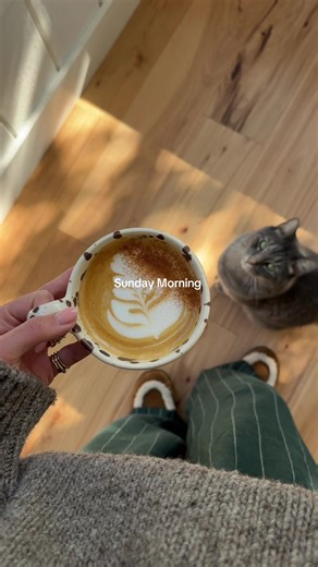 Enjoying a Slow Sunday Morning Routine