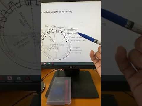 How to determine pitch diameter, base diameter, tooth module and redraw an existing gear
