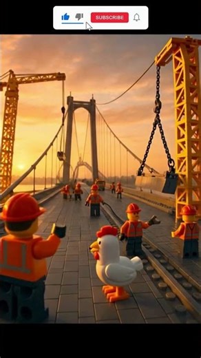 Bricks Animation | Epic Bridge Construction in Stop Motion