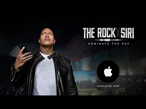 Apple- Official The Rock Siri Commercial