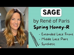 SAGE by Rene of Paris in Spring Honey-R, Wig Review, Styling Options, & How to Pluck the Hairline