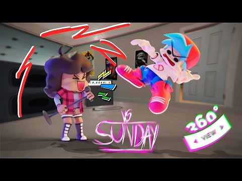 360° Vs Sunday 3D Animation Friday Night Funkin'