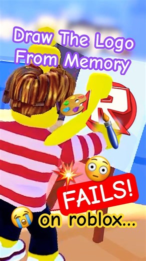 draw the logo from memory FAILS on #Roblox… 😳