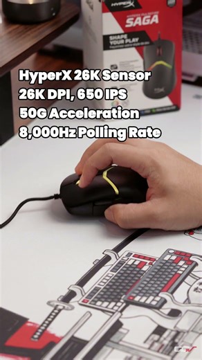 HyperX Pulsefire Saga Gaming Mouse