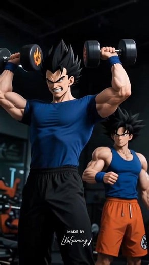 🔥 “Train like Saiyans — No limits, no excuses! 💪 Goku & Vegeta never skip the grind!” ⚡ . . . . . . . #SaiyanMode #Goku #Vegeta #DBZMotivation #GymReel #FitnessGrind #SaiyanStrength #NoLimits #AnimeGym #DragonBallZ #GokuVsVegeta #motivationreelsindia #bodybuilding #gym #AI | LkoGaming