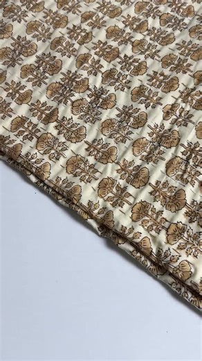 Mustard Floral Indian Kantha Quilt – Handmade Cotton Block Print Bedspread in Light Beige - Etsy