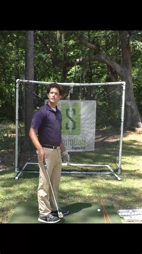 The Simplest Golf Swing EVER - Do This Drill! #golf #golftiktok #golftok #golfer #golfswing #golfing #golftips #fyp | Sagutogolf