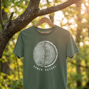 Some people find connection online. Others find it in nature. The Human / Nature Tee is made for the second group. Also available in a women's tee, long sleeve tee, hoodie and sweatshirt. 🌲 At Forest Freak, we create original designs inspired by nature — each one fueled by a love of the outdoors and all that makes wild spaces so wonderful. 👕 Every tee is printed on demand to reduce waste and made with responsibly sourced cotton. Soft, durable, and perfect for campfires, hikes, or slow mornings