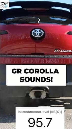 We're letting the GR Corolla do the talking in this video. Love that voice! #shorts