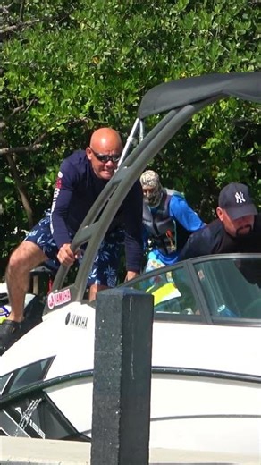 Boater's Dock Disaster: High Speed Impact at Miami Boat Ramp! 🚤💥😱