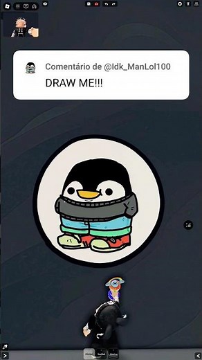 Draw your PFP 🐧 in Roblox SprayPaint #art #robloxart