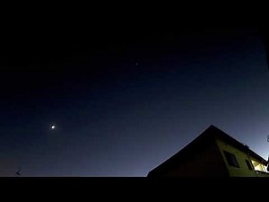 ISS (国際宇宙ｽﾃｰｼｮﾝ) は肉眼で見えます 2020/11/21 岡山市内上空