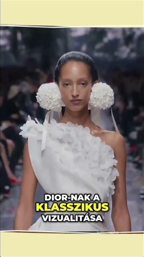 Dior Menyasszonyi Ruha: Álom a kifutón! #shorts