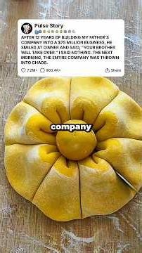 AFTER 12 YEARS OF BUILDING MY FATHER'S COMPANY INTO A $75 MILLION BUSINESS...