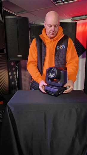Algam Lighting MB80 80W LED Beam Moving Head Unboxing and Demo