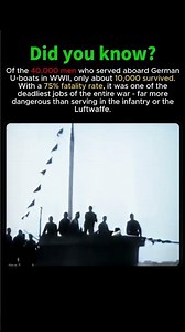 75% Death Rate: The Deadliest Job in WWII Was Aboard a German U-Boat