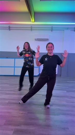 When the kids tell me I don’t smile in my videos…👀😬 #totaldance #dance #reecespuffs #fun #class