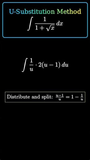u-sub Integration #mathtutor