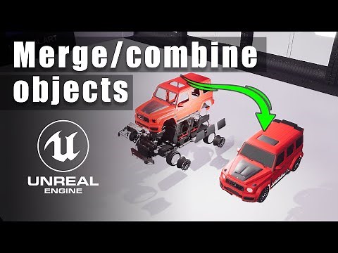 Merge / Combine Meshes in unreal engine 5