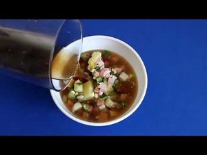 Рецепт приготовления окрошки на квасе в блендере VITEK VT-3401 BK