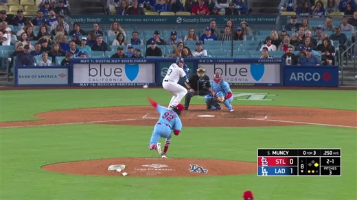 Genesis Cabrera Ball to Max Muncy | 04/29/2023