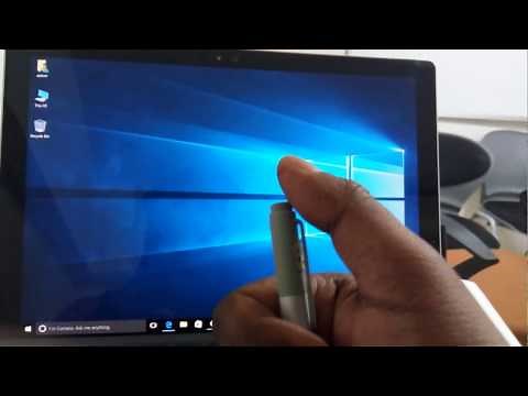 Surface Pro 4 Pen configuration