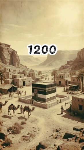 Evolution of Mecca and kaba | Then vs now (800vs2002) #facts #history #shorts #ytshorts #kabah
