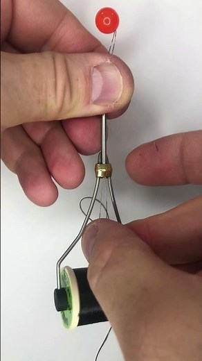 How to Thread a Bobbin #fishing #bobbin #flyfishing #flies #flytying