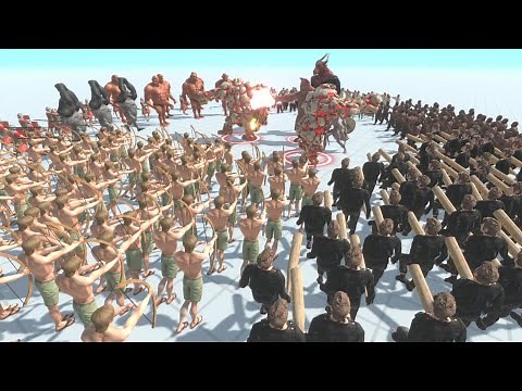 笑わずにはいられない戦いを実現できる神ゲー『 Animal Revolt Battle Simulator 』