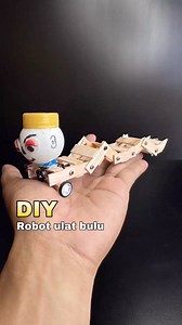 DIY creative mainan unik robot ulat bulu #creative #diy #toys #robotics #mainan | Gudang Kreatif