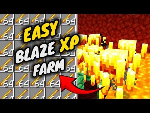 EASY ! Blaze Xp farm for Bedrock/Java/PE 1.21+🔥 - (2026)