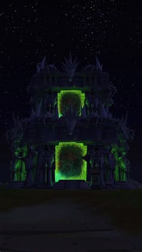I rebuilt Minas Morgul in WoW housing. An entire Nazgûl castle made from just 12 Dark Portal decor items, and I’m honestly shocked this even works. Player housing is getting out of control… in the best way possible 🏰🖤 #worldofwarcraft #warcraft #mmo #mmorpg #gaming | Dvalin Gaming