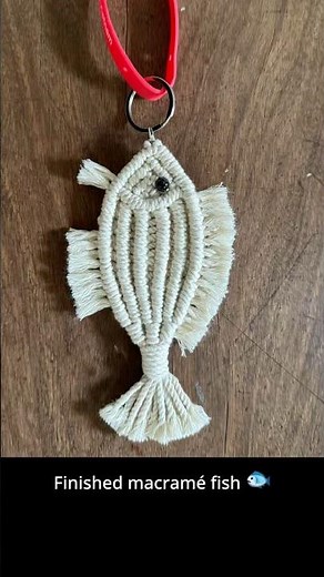 Tiny Macramé Fish 🐟 | Simple Knots, Calm Feeling