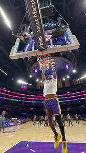 210K views · 3.4K reactions | a little LeBron warmup asmr : PELICANS/LAKERS : 10:30pm/et : NBA TV | NBA | Facebook