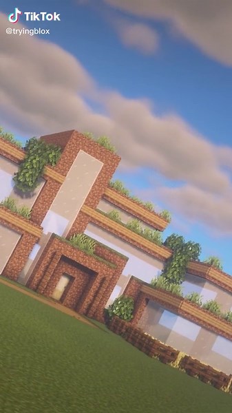 Simple Minecraft Dirt House Building Tutorial