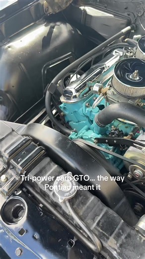 Pontiac GTO with Tri-Power Carburetors: A Classic Beast
